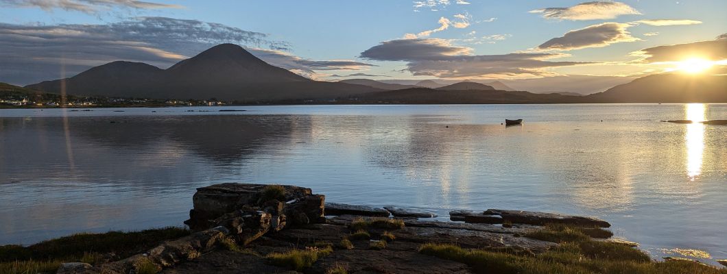 Broadford Bay Sunset from Waterloo, Skye